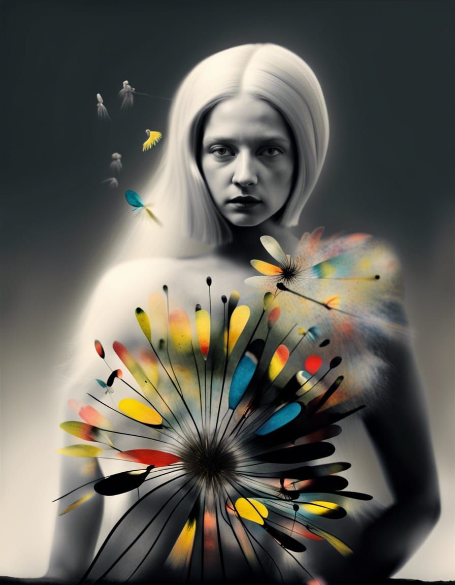 Winged Fairies Making Wishes in Surreal Dreamscape