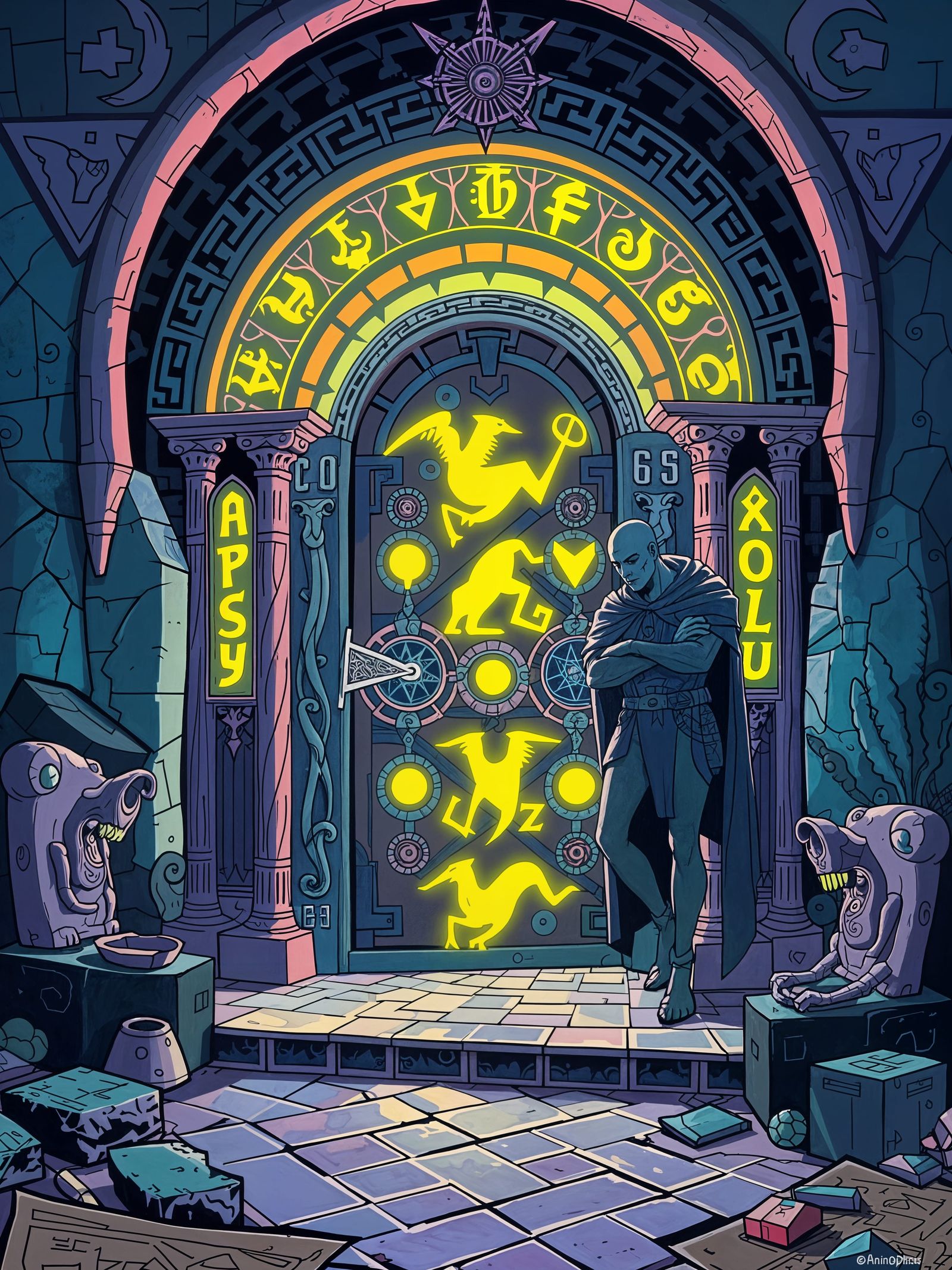 A celtic multidimensional door