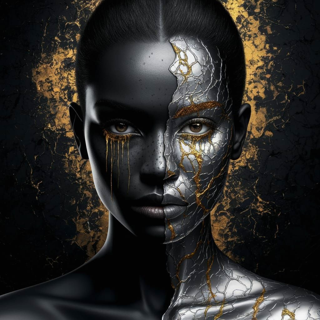 Fractured Goddess in Shimmering Splendor