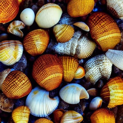 English Shell Beach in Golden Hour Light