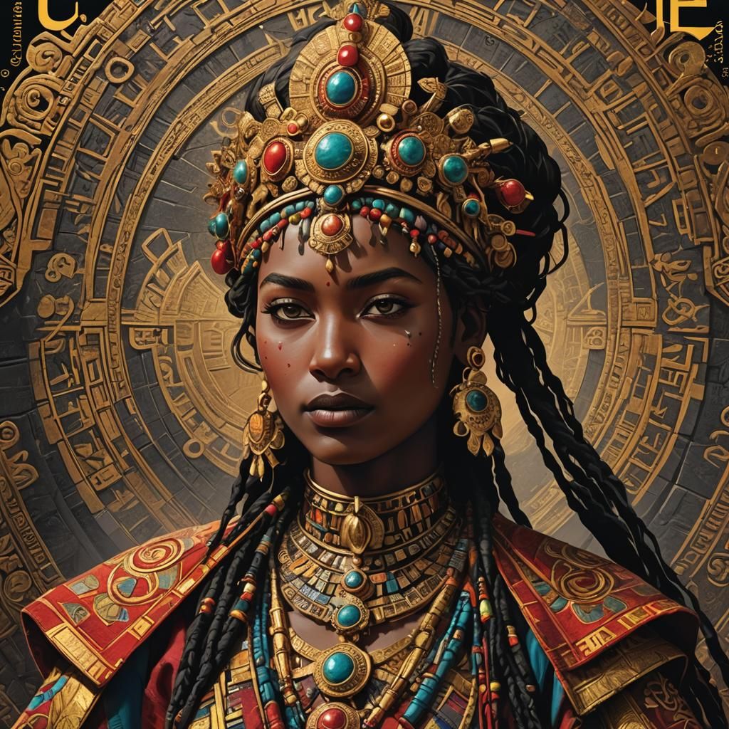 A striking magazine cover with the title "CUSHITE" prominent...