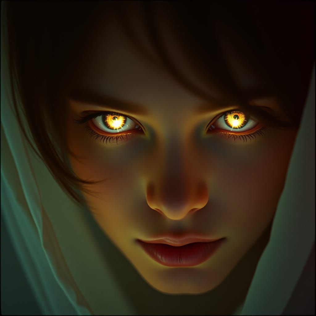 Ethereal Portrait in Cinematic Film Style