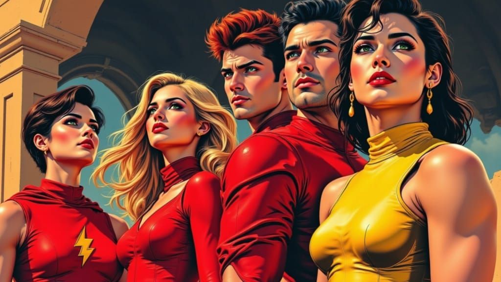 Flash Gordon Crew: Comic Book Heroism