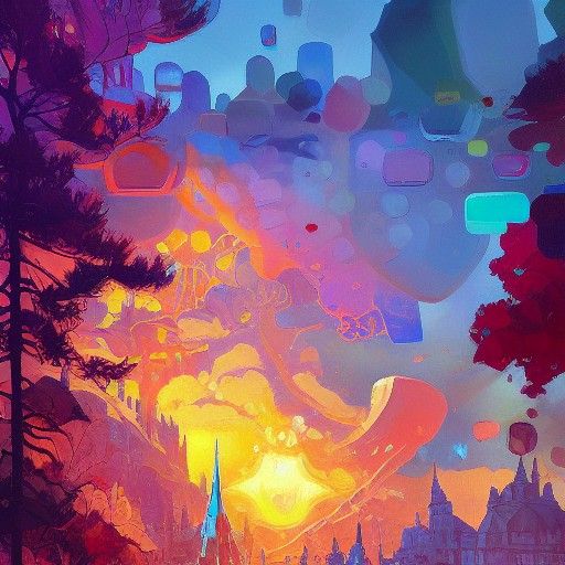 Cosmic Archie: Detailed Oil Painting in HDR