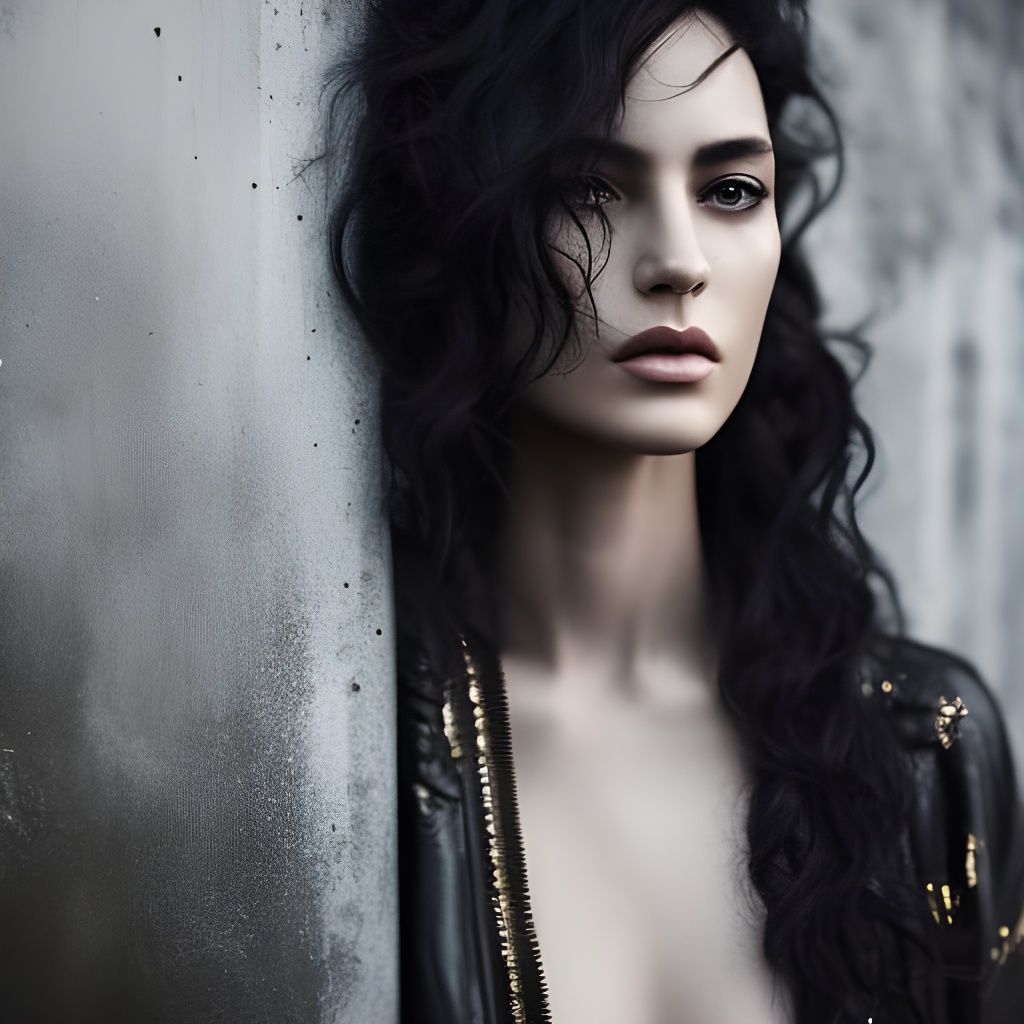 Sensual Woman in Gothic Setting, Professional Photography
