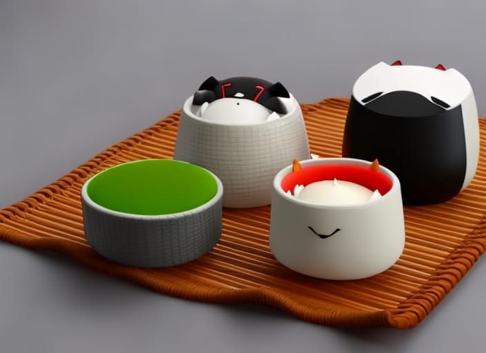 Sushi Shiba Inus: Hyperrealistic Food Art