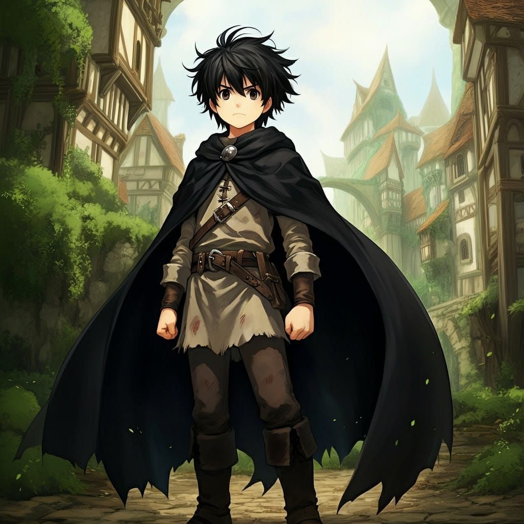 Medieval Hero in Vibrant Fantasy Landscapes