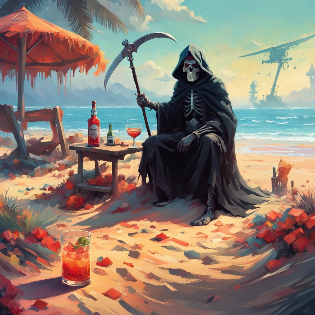 Grim Reaper on Vacation