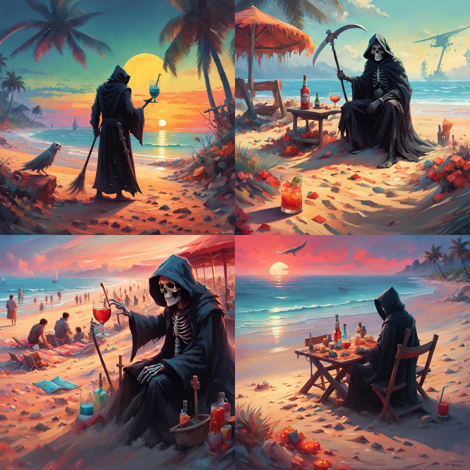 Grim Reaper on Vacation