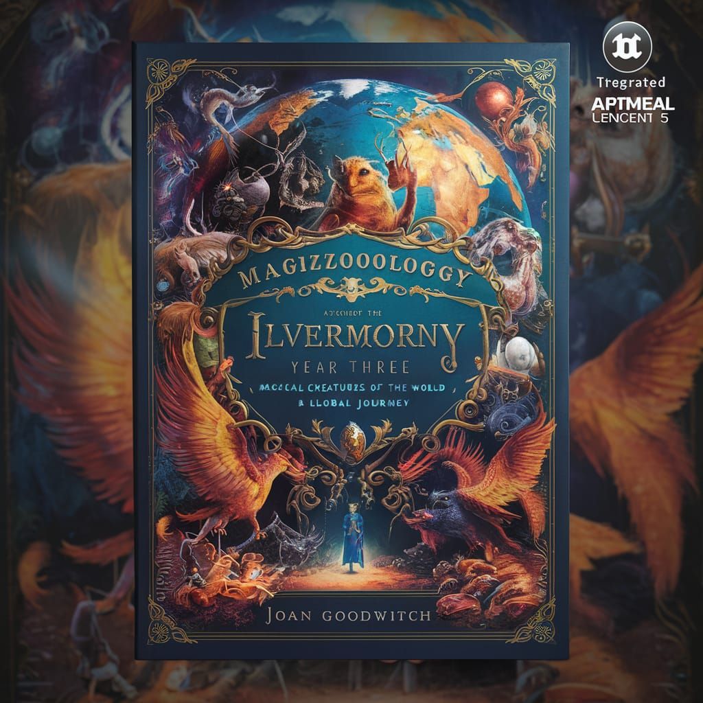 Magizoology Textbook Cover: Magical Creatures of the World