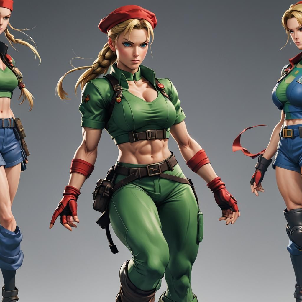 Cammy from Street Fighter: 3D Anime Art