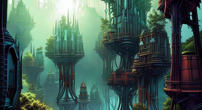 Elven City Of Sanfe Eldar