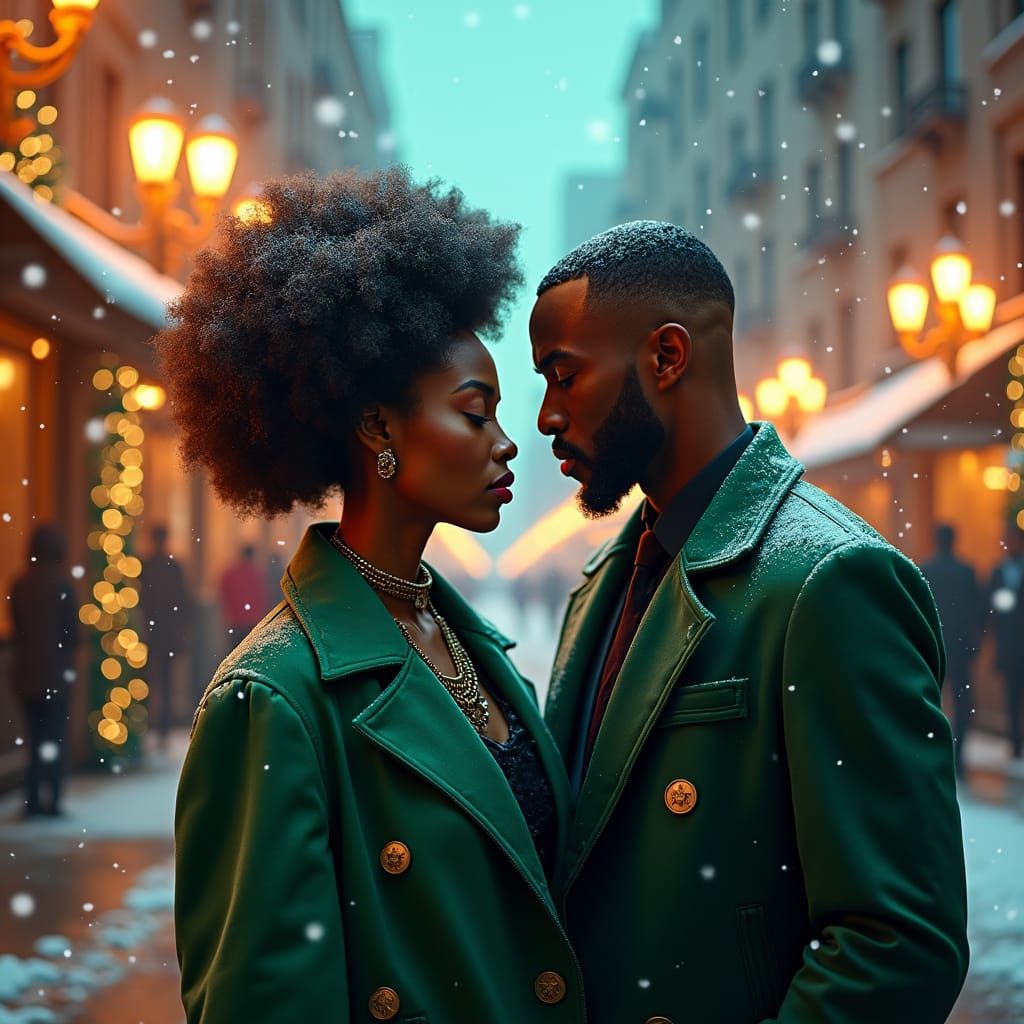 Christmas Jazz Club: Afro Queen and Hispanic Prince