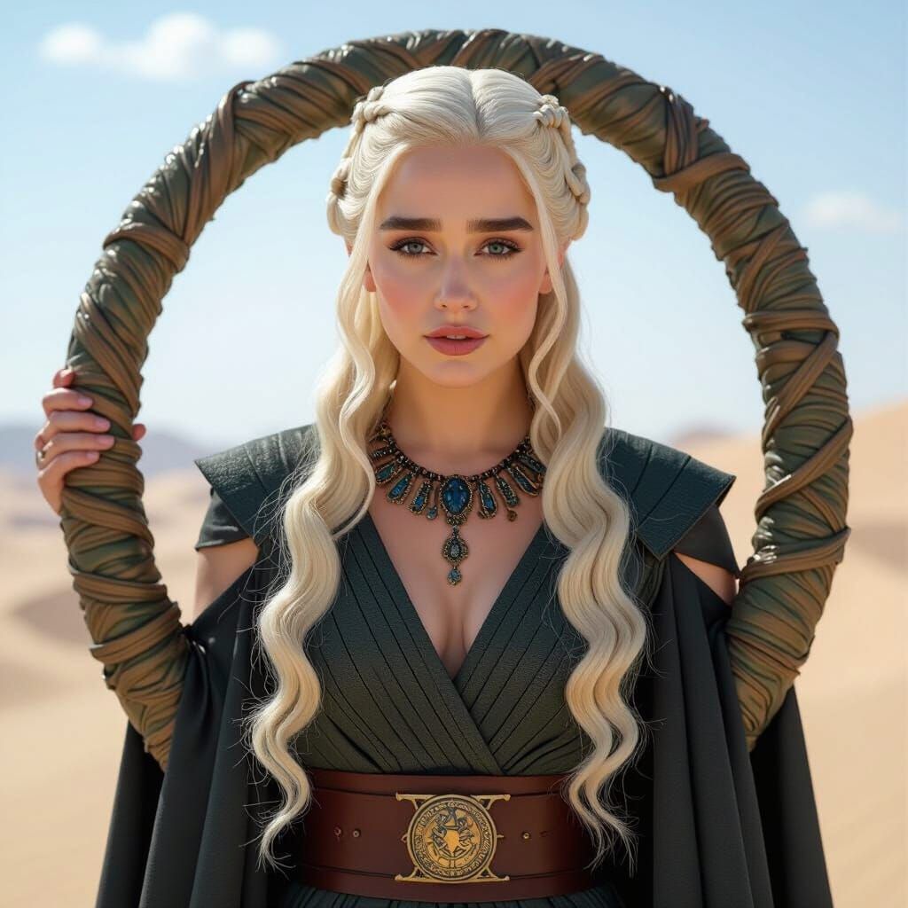 Fantasy Queen Captive: A Sci-Fi Portrait