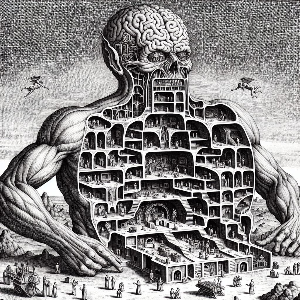 Colossal Demonic Lich with Purgatory Interior