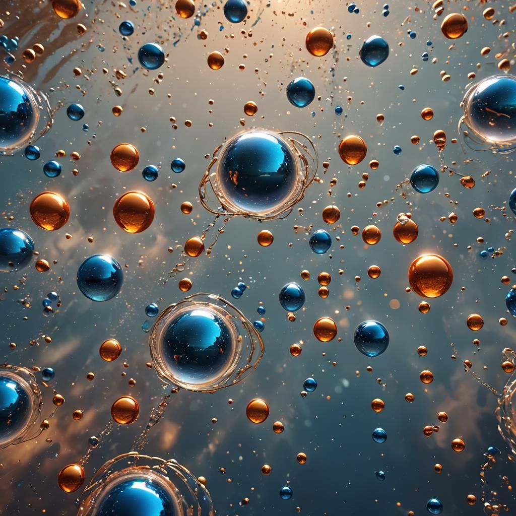 Planets in Water Droplets Orbiting a Star