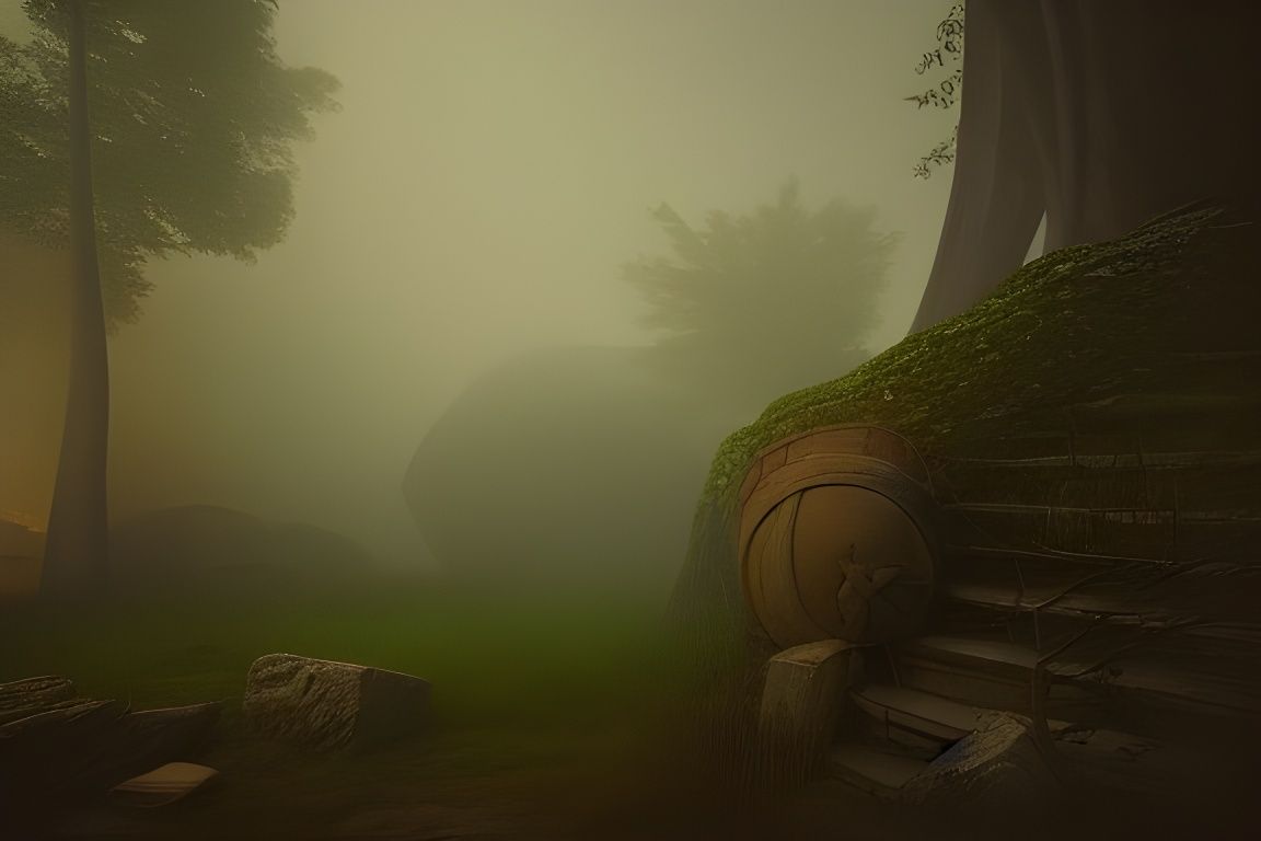 Artifacts Lost in Time: Photorealistic Digital Art