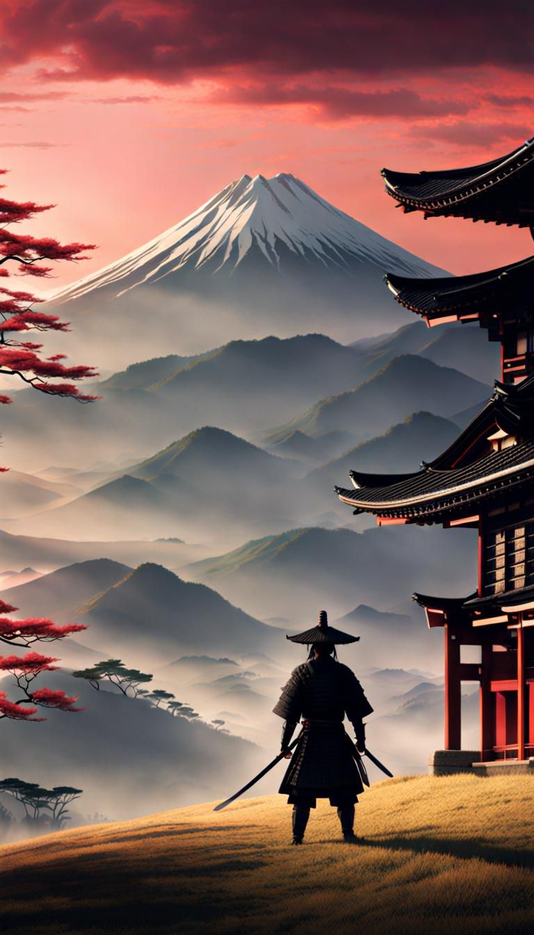 Samurai Sword Cuts Shoji Screen: Epic Cinematic Scene