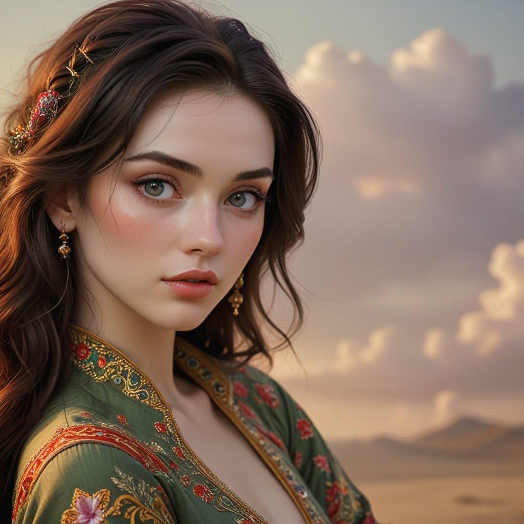 Ethereal Whimsy in Sensual Masterpiece Art