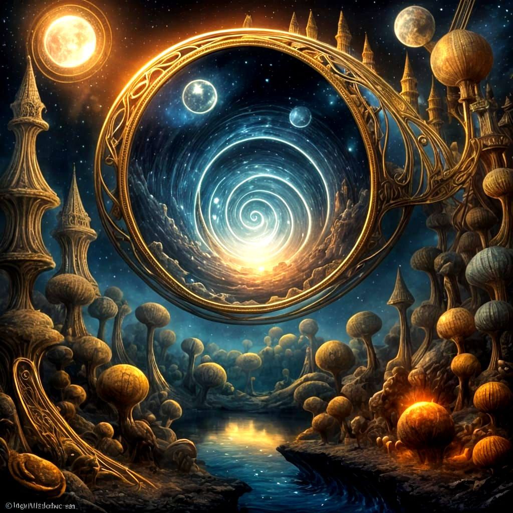 Surreal Dreamscape: Perception and Illusion