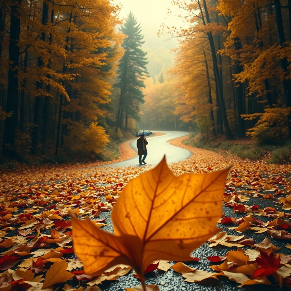 Autumn Forest Walk in Golden Hour Light