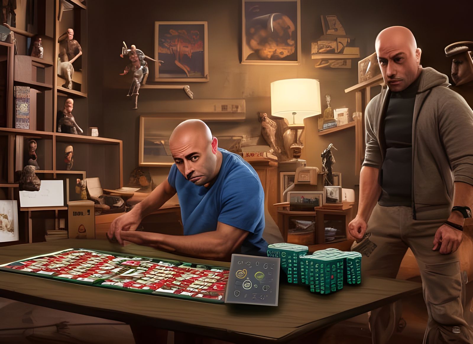 Joe Rogan battles Joe Rogan at Scrabble