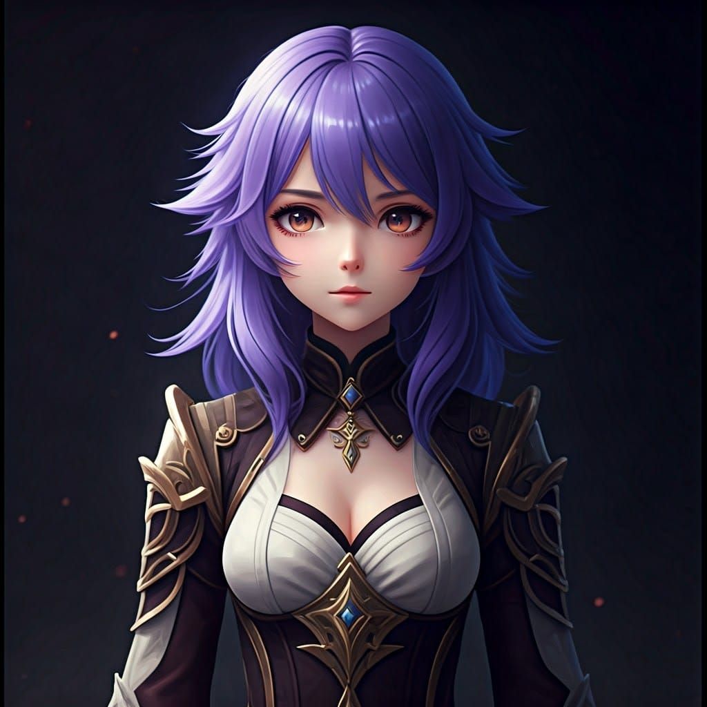 Anime-Inspired 3D Art in 8K Resolution