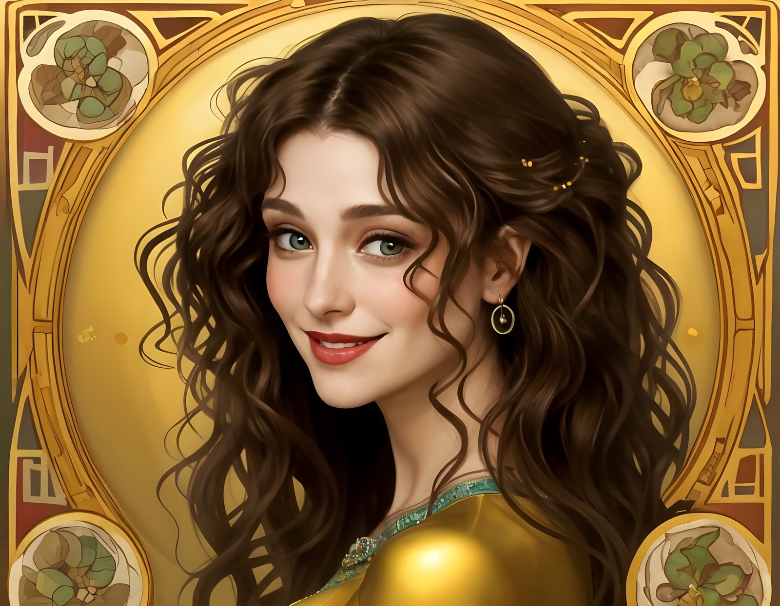 Confident Smiling Woman in a Joyful Moment