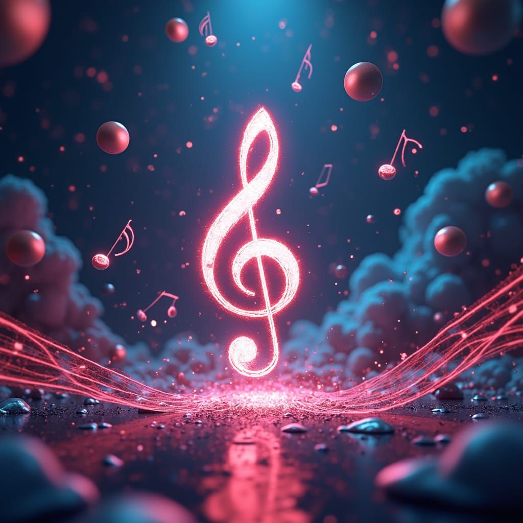 Surreal Cosmic Rhapsody in Vibrant Colors and Swirling Sound...