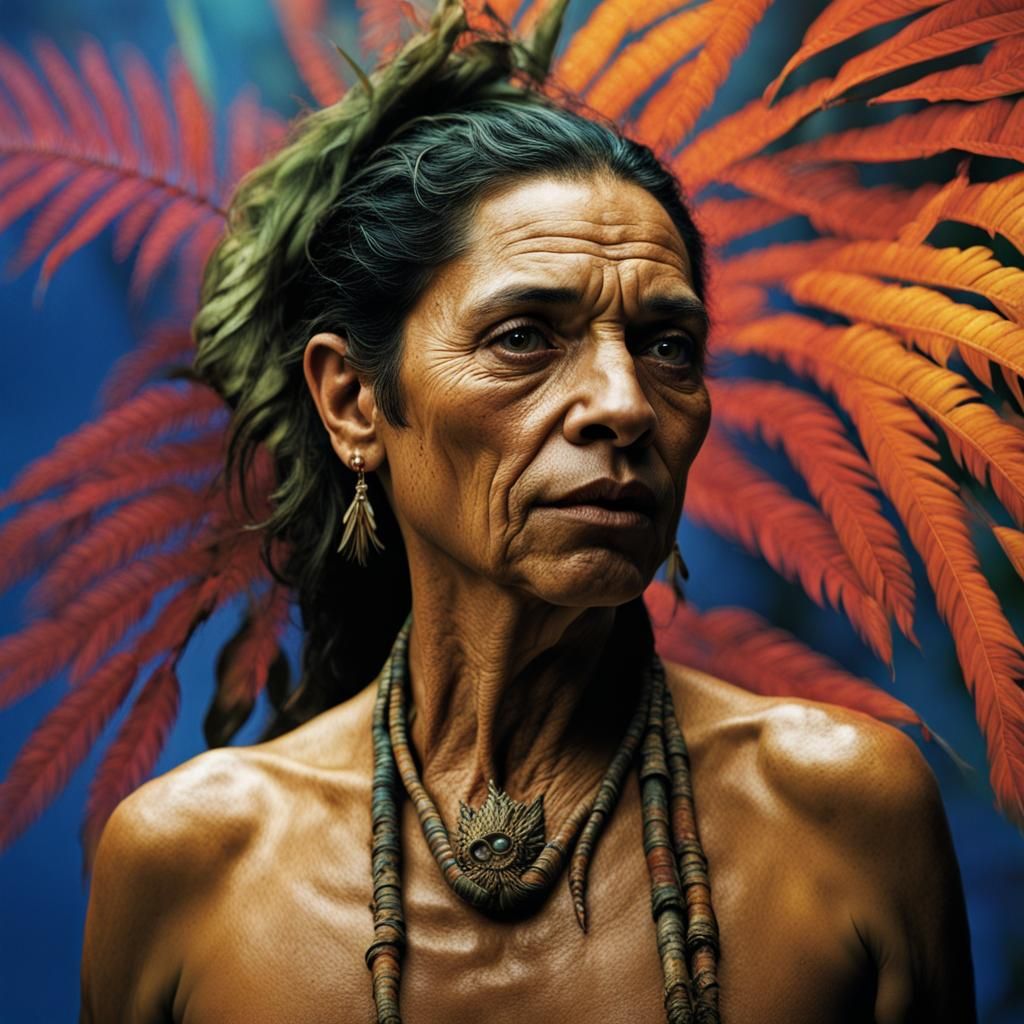 Hyperrealistic Portrait of Saci-Perere in Amazon Forest