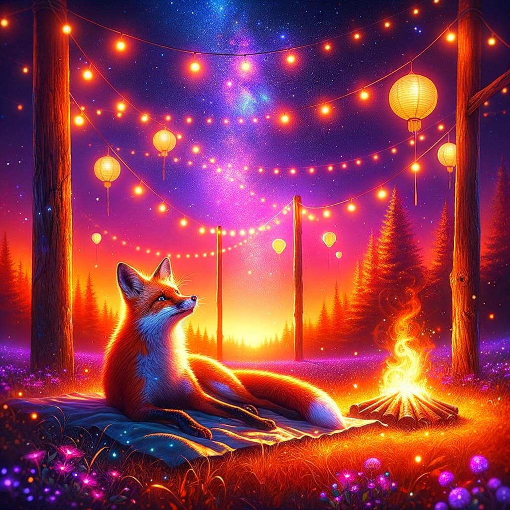 A relaxing summer night