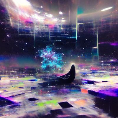 Unexplored Cosmic Space: An AI Generated Image