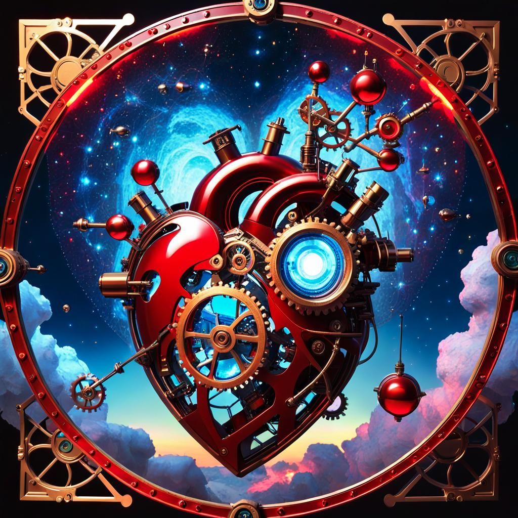 steampunk heart