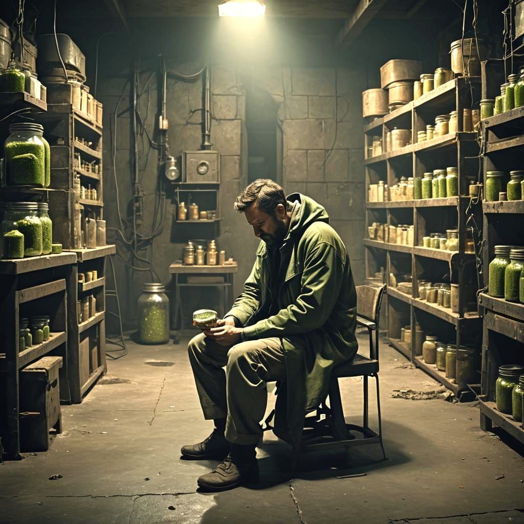 Man Treasures Pesto in Post-Apocalyptic Dungeon