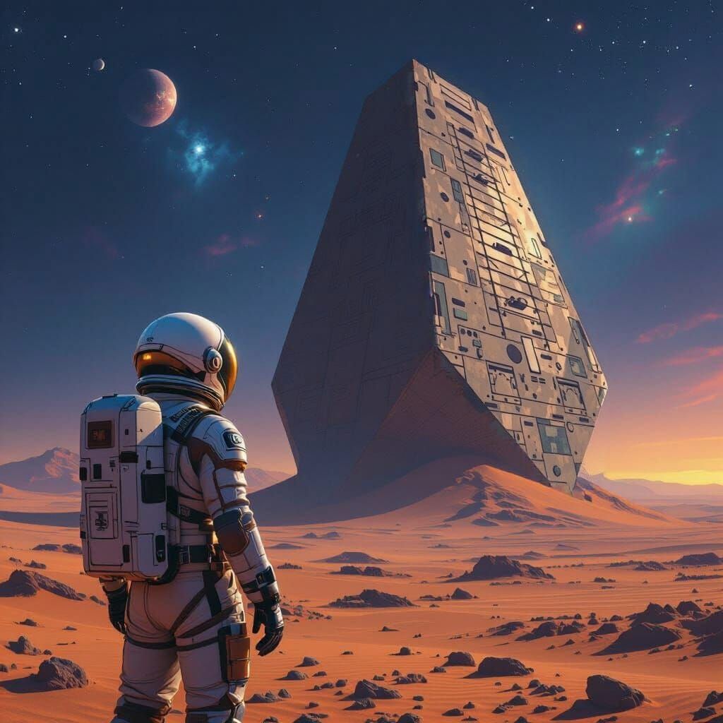 Futuristic Silver Circuits with Blue Light