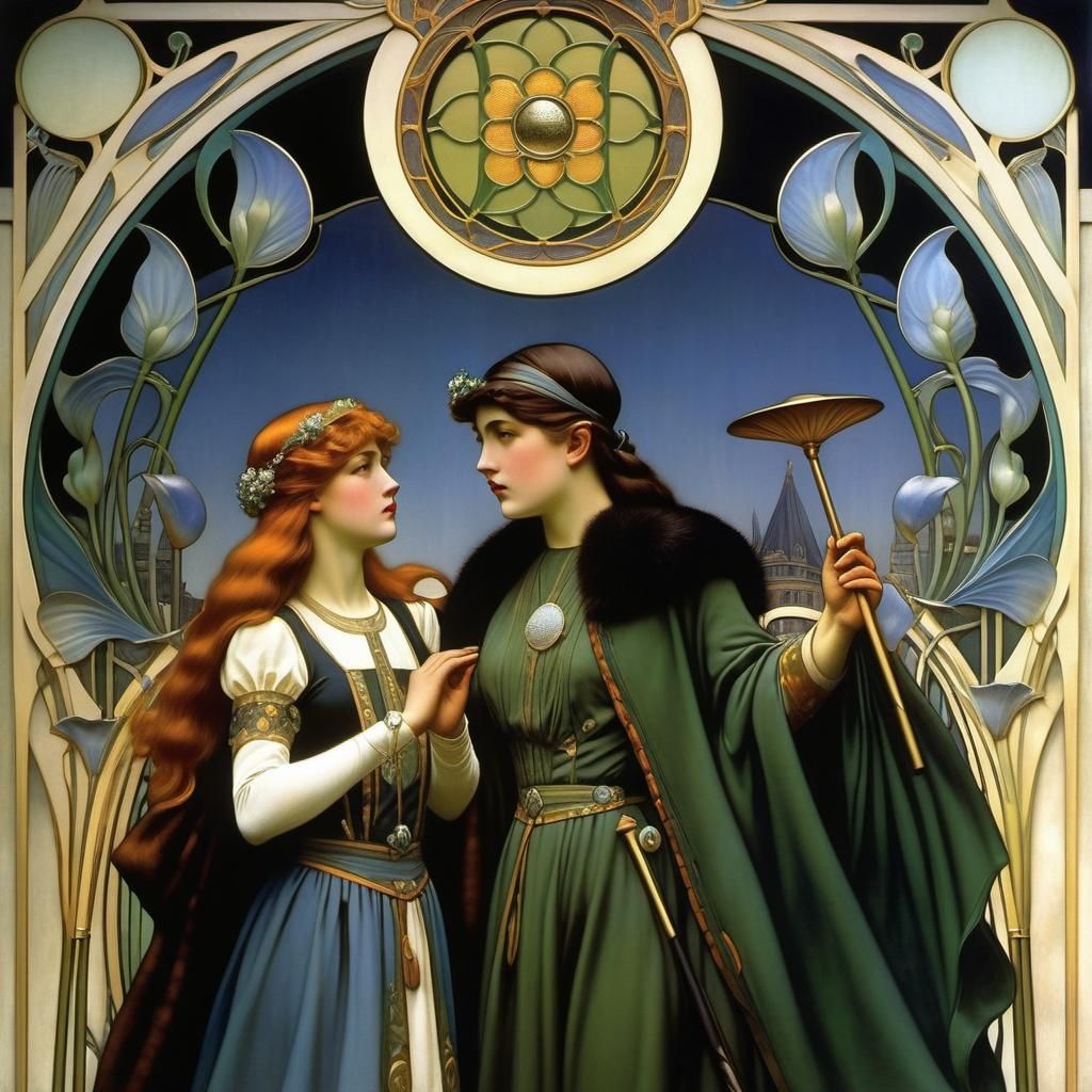 Art Nouveau A Midsummer Night's Dream in Hyperrealism