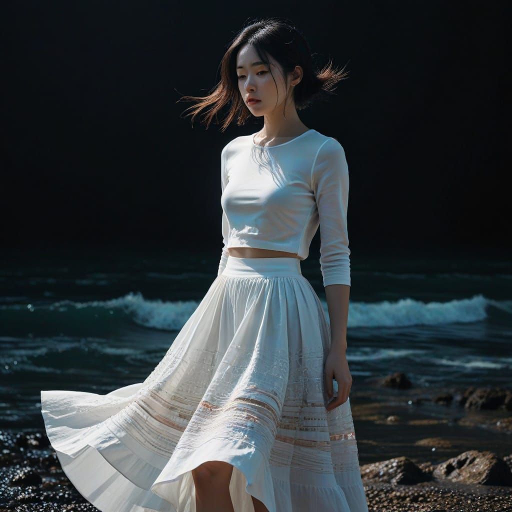 Glitch Photography with Fractal Mathematics and Figure Study