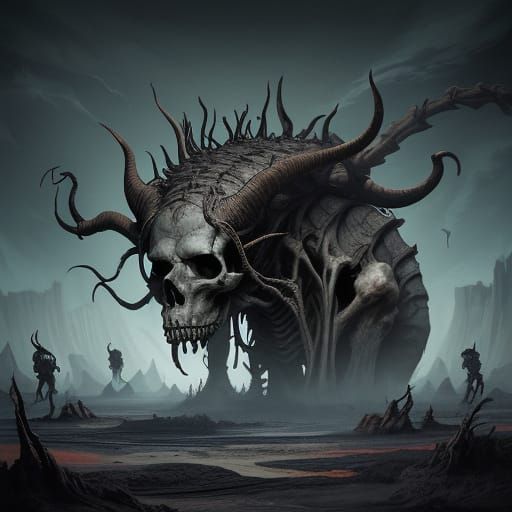 Fossil Siren: A Prehistoric Bone Creature