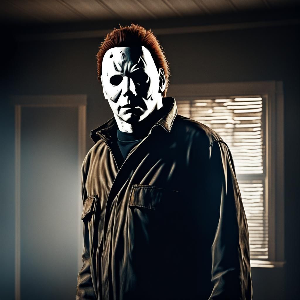 Hyperrealistic Portrait of Michael Myers in HDR