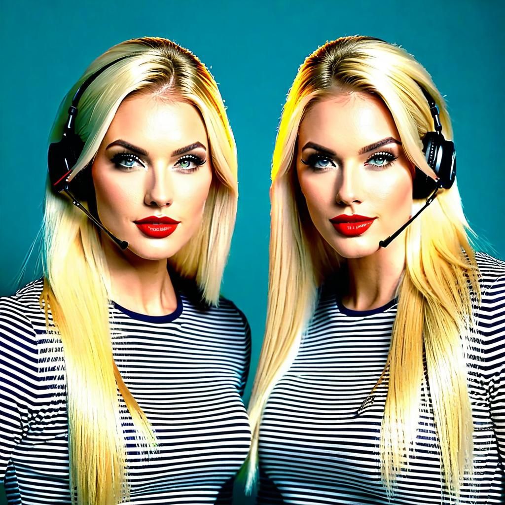 Identical Blonde Twins: A Generative Image