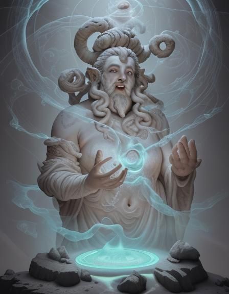 Baroque Science Fantasy God of Consumption