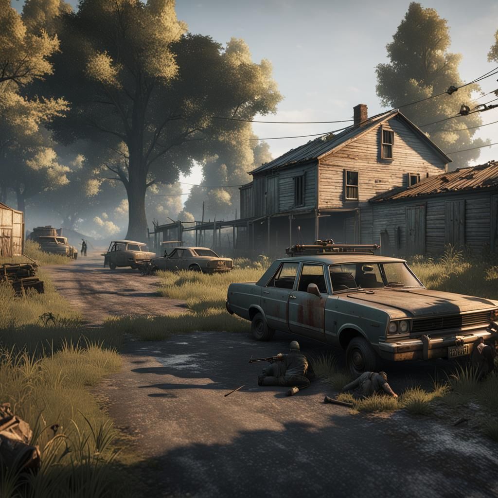 The Walking Dead: 3D Game Cinematic Graphics