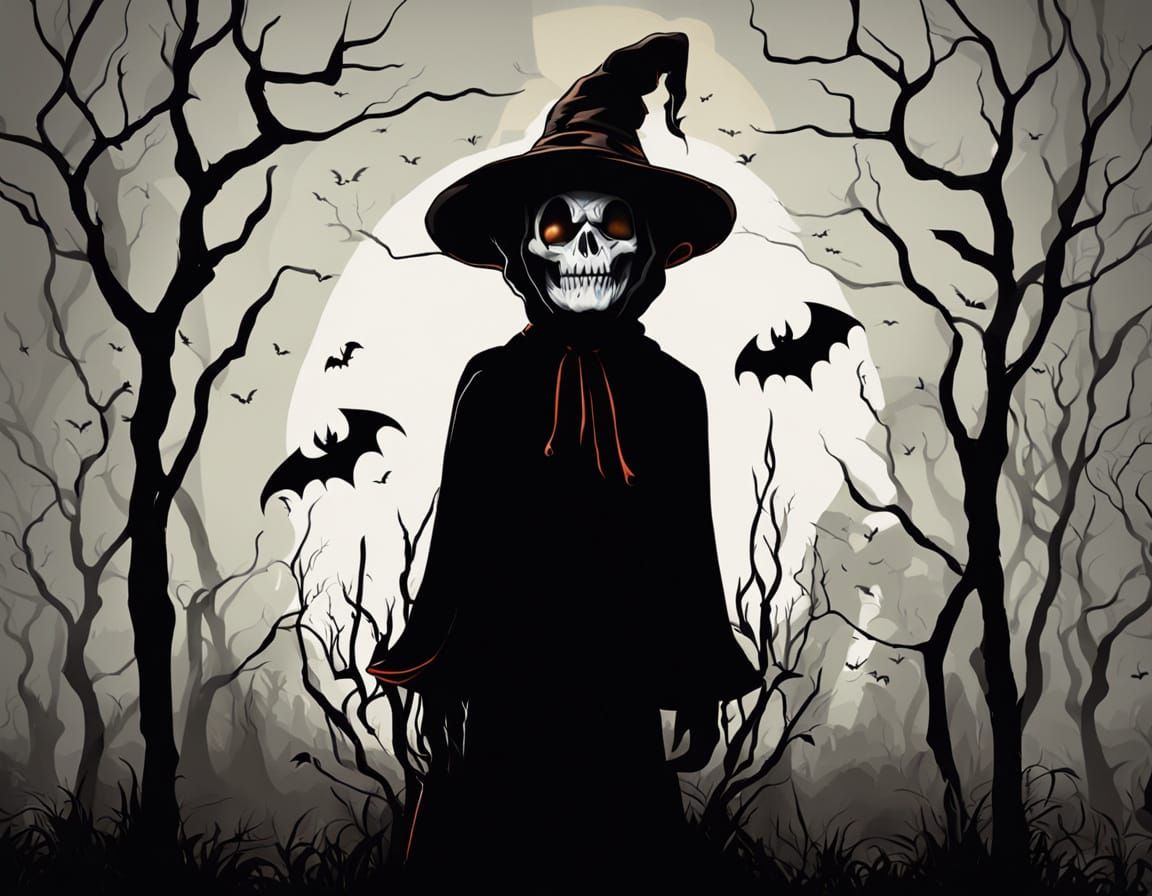 Shy Halloween Apparition