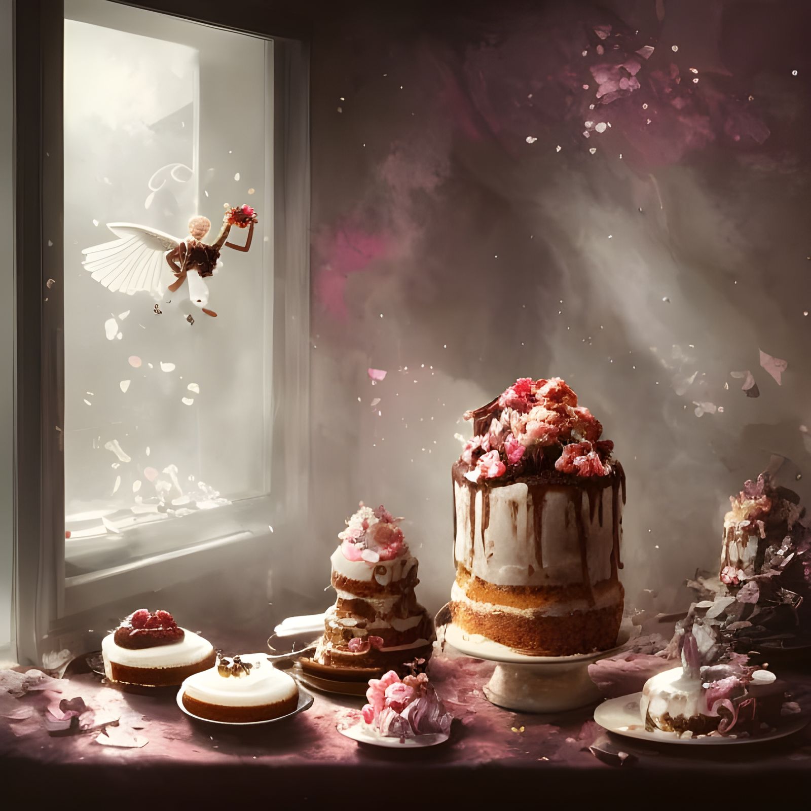 Magnificent Chocolate Strawberry Cake Masterpiece in Hyperre...