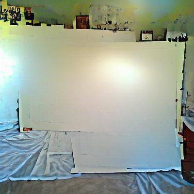 AI Interpretation of a Blank Canvas