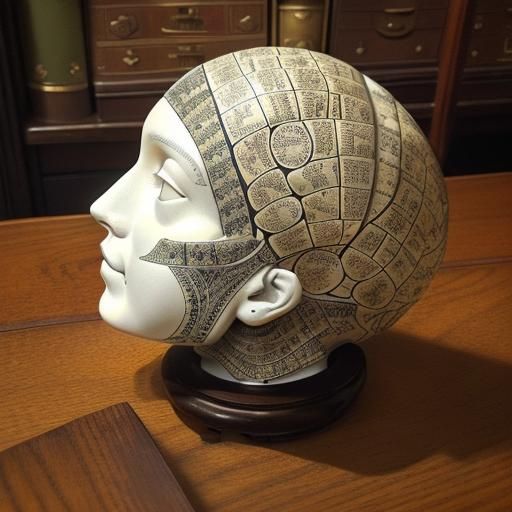 Paradoxical Phrenology Questions in Hyperrealist Style