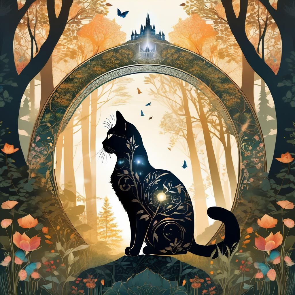 Cat's Dream Journey: Lord of the Rings Surrealism