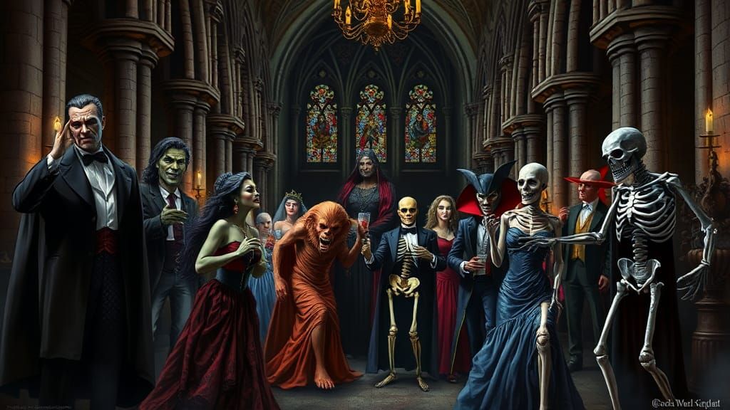 Classic Monsters' Gothic Ball: A Haunted Dance