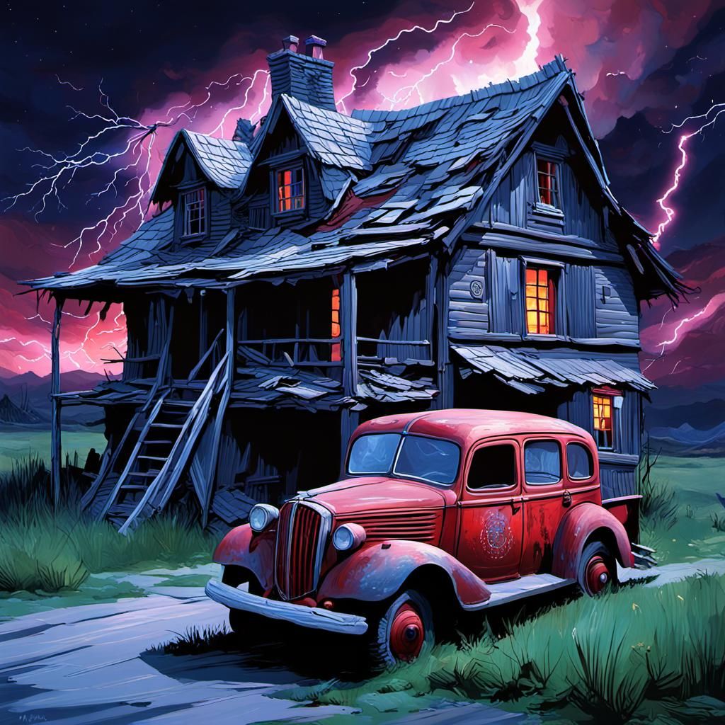 Abandoned old rustle cottage ...