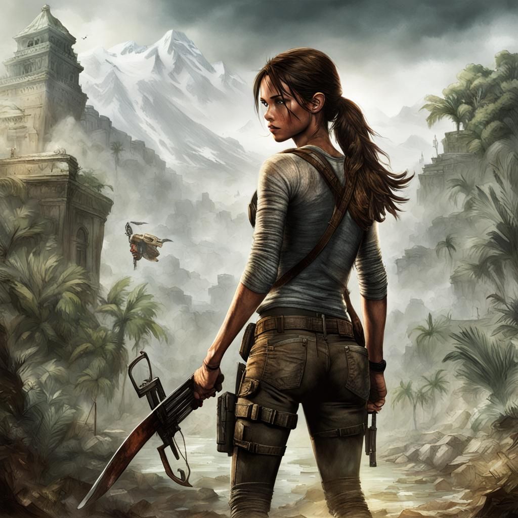 Tomb Raider Digital Illustration